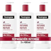 Neutrogena Norwegian Formula CICA Body Lotion Intense Repair for Very Dry Skin (3x400ml), Repairing Body Moisturizer with Cen