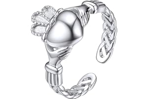 ChicSilver Anillo Mujer Plata de Ley 925 Anillo Ajustable Oro Blanco Anillo Fino Minimalista Joyería Delicada para Pareja