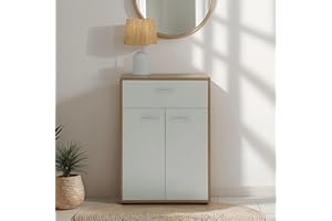 ‎CARO-MÖBEL Caro Möbel Tommy Cabinet, Sideboard, with Drawer and 2 Doors