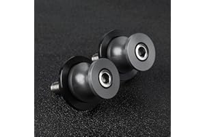 QJY-MOTOR PART-STORE 2pcs Diabolos M8*1.5 CNC 8mm Bobine Universal Universal para CB650R CBR1000RR 250R 600RR 900RR 954RR S1000R S1000RR SV650 V-Strom DL650 DL1000 Daytona 675/R-Titanio