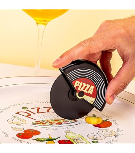 Balvi Tagliapizza A Forma Di Scooter Rosso - Divertente E Pratico Per Tagliare La Pizza A Fette - Foto 8