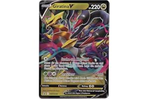 BB-Toy-Trades kompatibel für Pokemon Giratina V SWSH259 Schwert & Schild Black Star Promo Karte - DEUTSCH - Einzelkarte Fullart Holo + Toploader