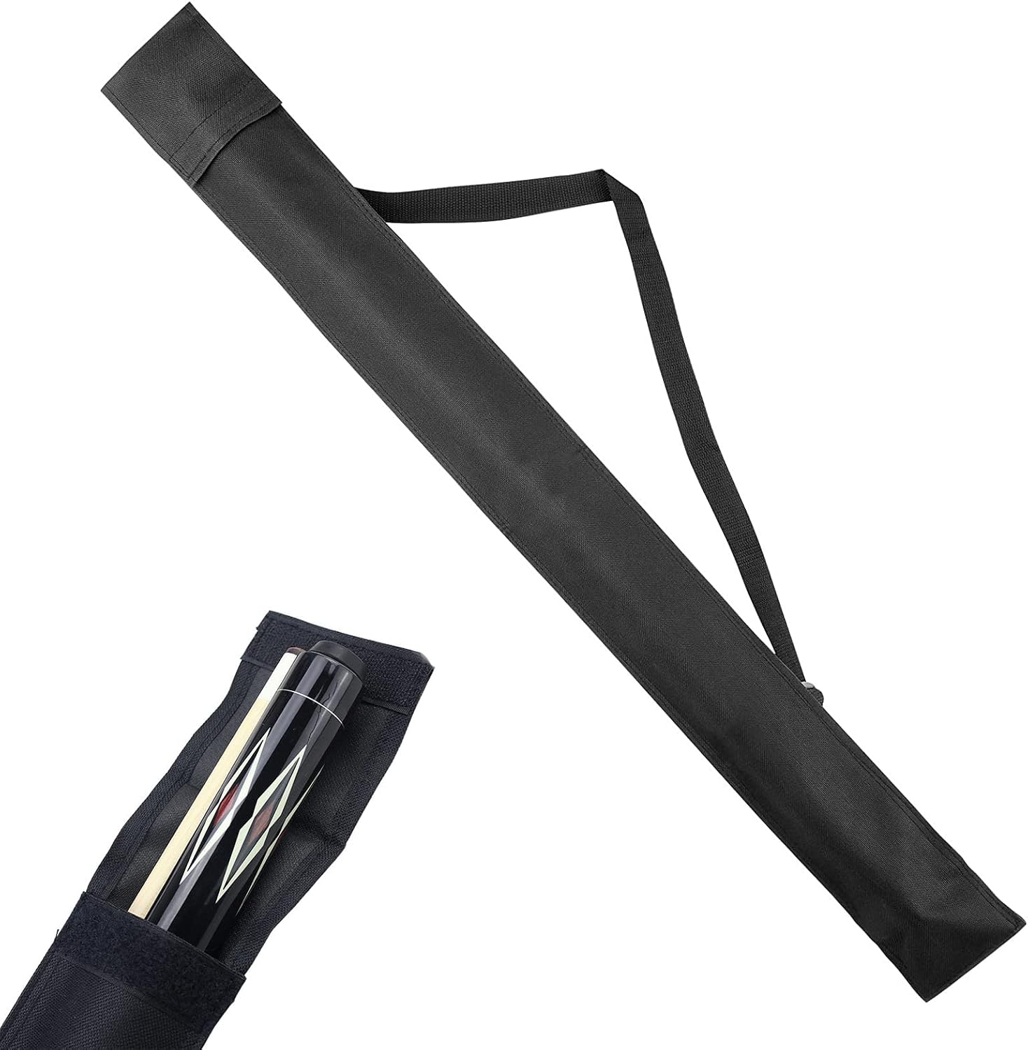Billiard Cue Bag, Bolsa de Taco de Billar, Pool Cue Bag, Estuche para Taco de Billar Portátil Bolsa de Palos de Billar Bolsa de Billar, Para Almacenamiento de Varillas de Billar de 1/2 Snooker