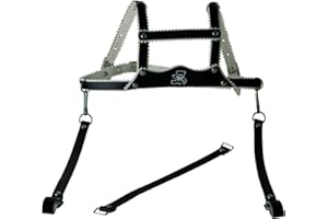 Sunnybaby 10389 - Kinderschutzgurt aus Leder mit Prägemotiv, Leder, marine