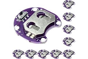 10 st knappcellsbatterihållare Lilypad CR2032 batterimonteringsmodul | förArduino liten slide switch board DIY CR2032 batterihållare hölje modul