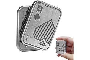 Ultraray Jouets Fidget Toys Anti Stress, Antistress Adultes, EDC Slider, Fidget Toy pour Anxiete, Autisme, TDAH, Jouets de Bureau, Slider Poker en Métal, Cadeau Homme Femme