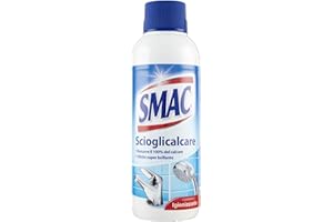 Smac - Scioglicalcare Gel, Detergente Anticalcare Bagno, Azione Igienizzante e Brillantezza, 500 ml