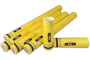 ‎EFFEKTIVO effektivo Münzhülsen im Karton, für 1 Euro Münzen, Pack á 100 Stück