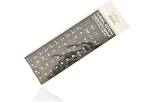 BUCOM Turkish Keyboard Sticker Layout Keyboard Key Stick for Notebook Laptop Turquoise Klavye