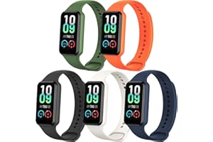 ASDONAL 5 pulseras compatibles con Amazfit band 7, pulseras de repuesto para Amazfit band 7 bandas de repuesto Amazfit band 7 pulseras Strap