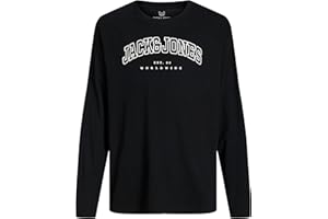JACK&JONES JUNIOR Jungen Jjecaleb Varsity Tee Ls O-Neck Jnr Langarmshirt