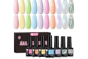 UR SUGAR Vernis Semi Permanent Pastel,10 Couleurs Cat Magnétique Printemps été Vernis Gels Semi-Permanents Vert Bleu Violet Rose Art Soak Off U V/LED Gel Vernis à Ongles Set Cadeaux de Manucure