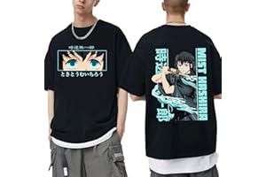 MEDM 2023 Dämon Slayer Kimetsu No Yaiba Muichiro Tokito Männer Frauen T -Shirt Kurzarm Hip Hop T -Shops