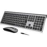 Teclado y Ratón Inalámbrico Bluetooth- cimetech Teclado y ratón…