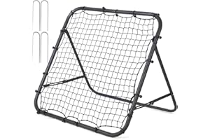 Amazing Tour Rete da rimbalzo da 75/100/150 cm, attrezzatura da allenamento da calcio per bambini e professionisti, reti portatili per giardino, bersaglio regolabile per giocare e insegnare