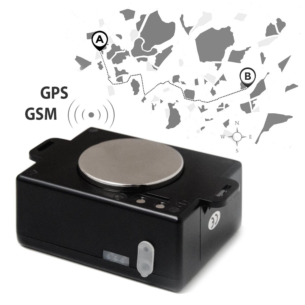 Tronje-TR60-Wireless-GPS-Tracker-gsm-Auto-Locator-Detector-60-Das-Batera-Impermeable-Montaje-Magntico-Live-Tracking