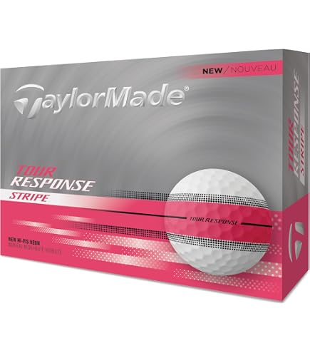TaylorMade Golf Tour Response Stripe Blue One Dozen : Amazon.co.uk