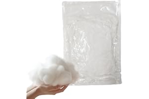 Jtnohx Toy Stuffing, 80g Stuffing for Crafts, Bean Bag Filling, Polyester Fiberfill for Stuffed Animals, Crochet,Cushion, Pillow