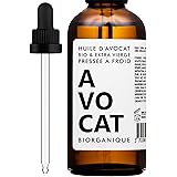 Olio di Avocado 100% Biologico, Pure, Naturale e Spremuto a Freddo – 100 ml – Cura per capelli, corpo, pelle
