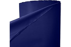 UK FABRICS ONLINE Blauer Oxford-PVC-Stoff, wasserdicht, Meterware, Abdeckplane, Material für Gartenmöbel, Sitzbezüge, 150 cm breit, (vorgeschnitten), 2 Meter