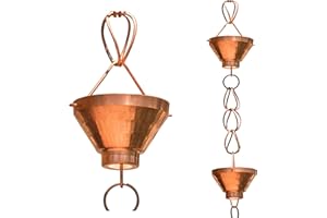 Monarch Siam Chaîne de pluie en cuivre pur 2,6 m