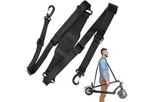 Tuxuzal Sangle d'épaule de scooter, sangle de transport pour vélo, sangle de course, bandoulière réglable, sangle de transport pour scooter, vélo électrique pour enfants