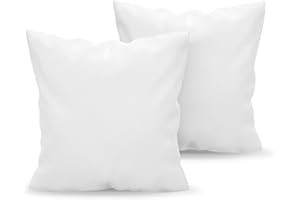 Dreamzie Poszewka na poduszkę 40 x 40 cm, biała, z mikrofibry, certyfikat Oeko-Tex, 40 x 40 cm, miękka
