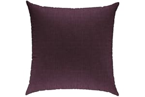 sunnypillow Dekokissen für Gartenmöbel, Palettenmöbel - Deko Kissen mit Reißverschluss 40 x 40 cm - Sofakissen mit Füllkissen - Kissen für Couch - Bequeme Zierkissen Purple
