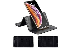 TANGGER 2STK Antirutschmatte Auto Armaturenbrett,Klein Antirutschmatte Auto für Handy/Sonnenbrille/Schlüssel/CD,Autoschlüssel,Autotelefonhalter Multifunktional