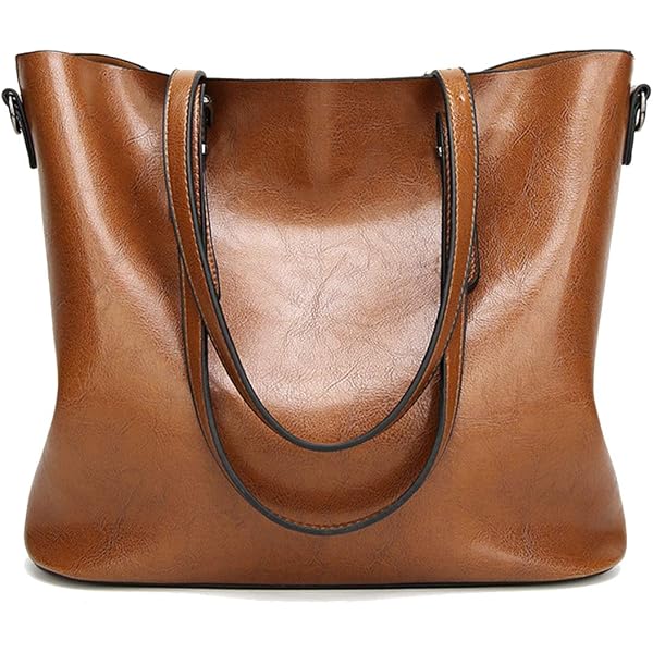 BestoU Damen Handtasche Aus Lederoptik – Große Shopper-Tasche, Verstellbarer Schultergurt, Viel Stauraum