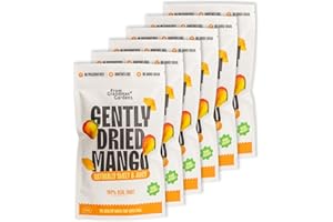 Dried Mango - From Grandmas Gardens | 6 x 100g | Healthy Vegan Snack | 100% Natural | No Added Sugar | Rich in Vitamins | No Preservatives | GMO free