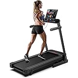 Tapis Roulant Elettrico Pieghevole con Inclinazione Manuale, 16km/h, Display LCD Multifunzione, 12 Programmi, Facile Installa