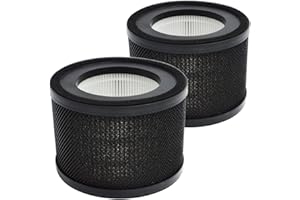PUREBURG PM501 Replacement True HEPA Filters Compatible with PureMate PM501 3-in-1 Compact HEPA Air Purifier,H13 3-Stage Filtration Air Clean Dust VOCs,2-Pack