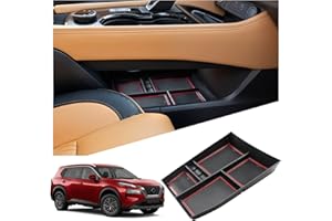 Ruiya für Nissan X-Trail T33 2022 2023 2024 Mittelkonsole Aufbewahrungsbox, X-Trail Armlehne Organizer Tray Mittelarmlehne Handschuhfach X-Trail Zubehör Storage Box Mittelkonsole Ablagefach