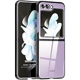 Microsonic Samsung Galaxy Z Flip 7 FE i&ccedil;in Kılıf Shell Platinum Siyah [Galaxy Z Flip 7 FE ile Uyumlu Kılıf - Siyah]