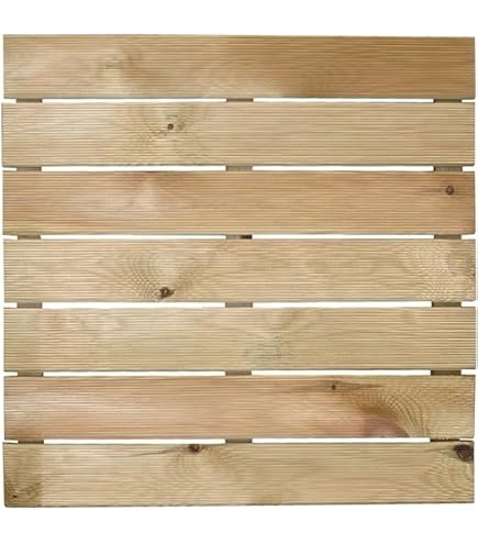 Pedana Doccia In Plastica Effetto Legno 80x50cm - Colore Tortora Per Bagno - Foto 6