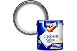 Polycell Crack-Free Ceilings Smooth Matt, White, 2.5L