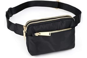 Riñoneras de Moda - UTO Riñonera Deportiva, Impermeable Viaje Cinturón, Bolso Bandolera Bolso de la Cintura, Peso Ligero Estupendo para Mujer Hombre