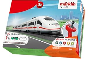 Märklin My World Ice 3 Kit de démarrage électrique à Grande Vitesse 63 cm avec télécommande à partir de 3 Ans