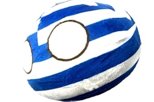 SNS COMPONENTS Greece 10cm Countryballs Country Ball Cute Greek Aegean EU Europe Flag Cuddly Meme Ball Toy Gift