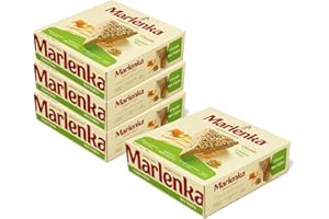 ‎MARLENKA MARLENKA® 3+1 GLUTENFREIER Honigkuchen mit Walnüssen 4 x 800 g | Tschechischer Kuchen für Desserts und Geschenksets | Leckere Honigkuchen Geschenkbox | Honey Cake für besondere Anlässe