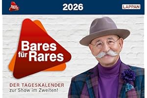 Bares für Rares – Tageskalender 2026: 1 Tag, 1 Seite; Kalender im Querformat 16 x 11 cm zum Aufstellen | Quizkalender zur beliebten TV-Show mit Horst Lichter