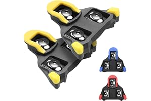 HENDCKS Bike Cleats Compatible with Shimano SPD-SL Pedals, SM-SH10 SH11 SH12, Road Bike Bicycle Clips