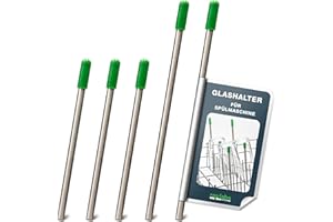 rep:labs Flaschenhalter Glashalter [5er Set] Spülmaschineneinsatz Flaschenhalter Flaschenständer für Flaschen und Gläser Geschirrkorbeinsatz