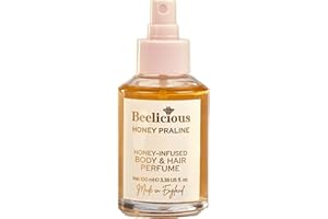 Katsy Style Honey Praline Infused Body & Hair Perfume 100ml | Nourishing & Long Lasting Fragrance Mist