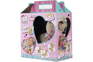 Simba - Chi Chi Love Baby Boo Interattivo, 105893500009, + 3 Anni, Peluche Cagnolino Cm 30, Abbaia, Cammina, Balla, Risponde A 12 Comandi Vocali, 60 Suoni Inclusi