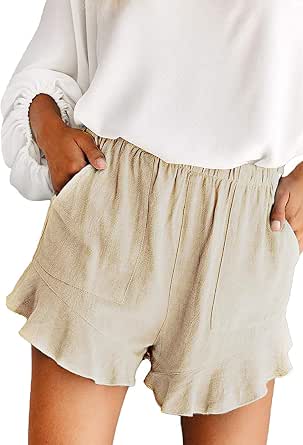 Mosucoirl Women Drawstring Casual 