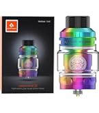 Clearomiseur Zeus De La Marque Geek Vape. Puissant De 25 Mm De Diamtre Pou  - Clearomiseur Zeus SubOhm Tank - Geek Vape couleur - Rouge sans Nicotine  ni Tabac : Amazon.fr: High-Tech