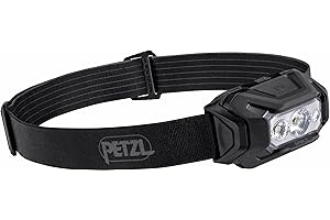 Petzl Linterna ARIA 2 RGB - Unisex, Negro, 450 lúmenes