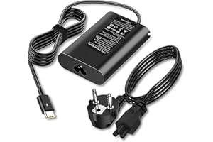 LTBSTOYE 65W Chargeur USB C pour Dell Latitude 5420 5290 7490 5520 5285 5179 5480 5400 5310 5320 5175 5289 7420 7410 7370 7275 7280, XPS 13 12 15 9365 9350 9360 9370 9250 DA65NM190 Adaptateur Secteur